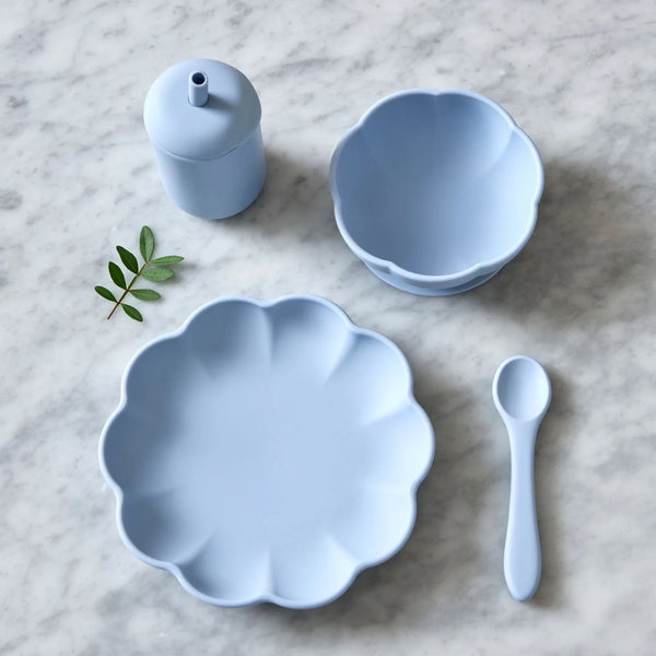 Jack O Juno | Little Poppy Dining set (4 deler) | Pale Blue