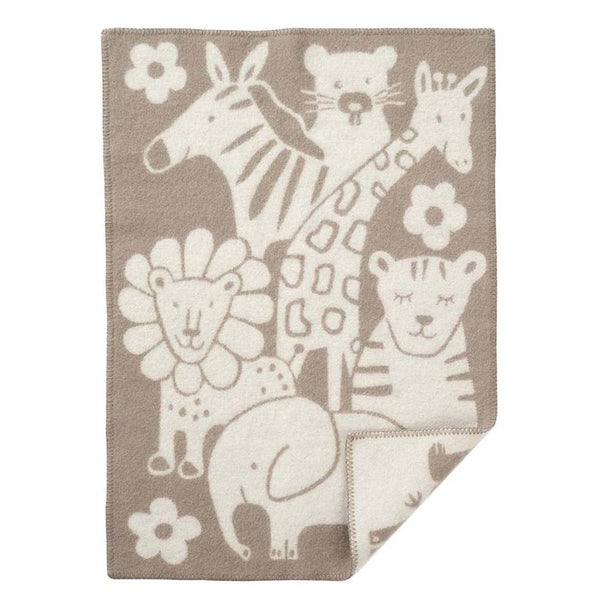 Klippan | Ullpledd Baby/Barn, Picnic, 65x90cm | Taupe