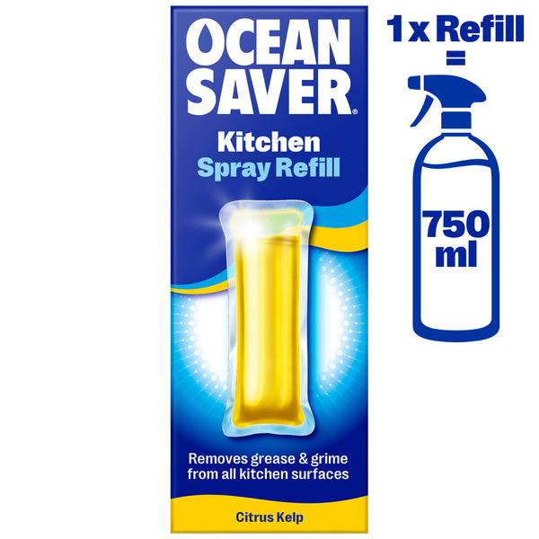 OceanSaver | Rengjøringsmiddel, Avfettende, Refill - 1 stk til 750 ml | SItrus
