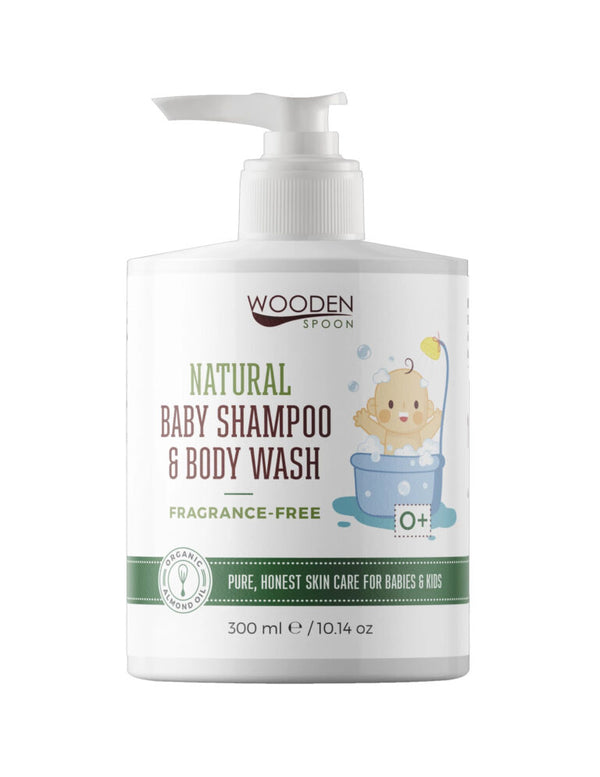 Wooden Spoon | Natural Baby Shampoo & Body Wash | Duft-Fri | 300ml