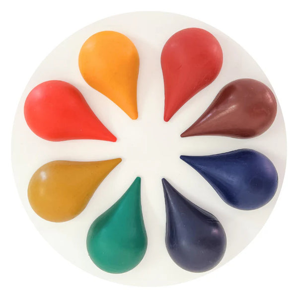 Scandinavian Crayon Company | Dråpe Bivoks Fargestifter (8stk)