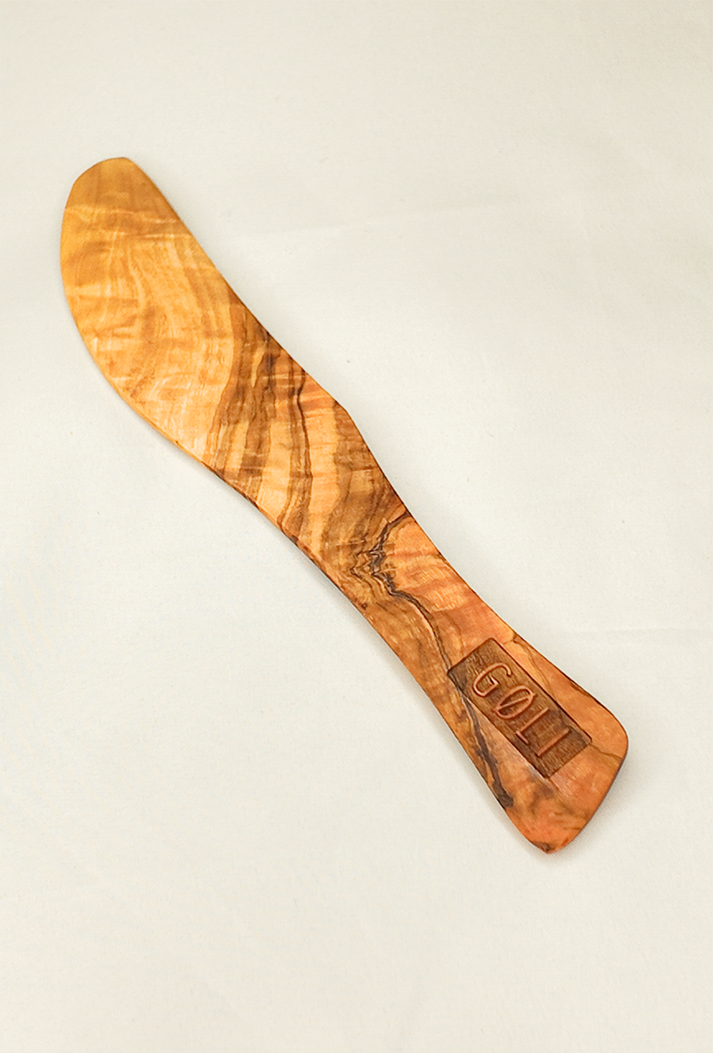 GØLI | Smørkniv (eller Barnets Første Kniv) - ca 18 cm, Håndlaget av Oliventre