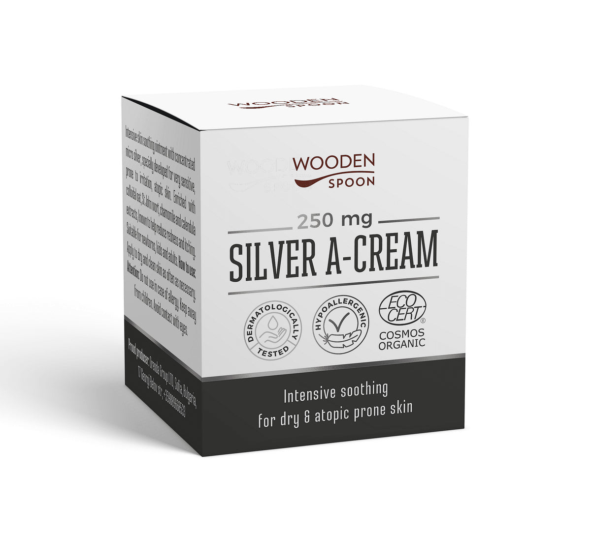 Wooden Spoon | Krem for Atopisk og Tørr Hud, 100% Naturlig, "Silver A-Cream" | 50 ml