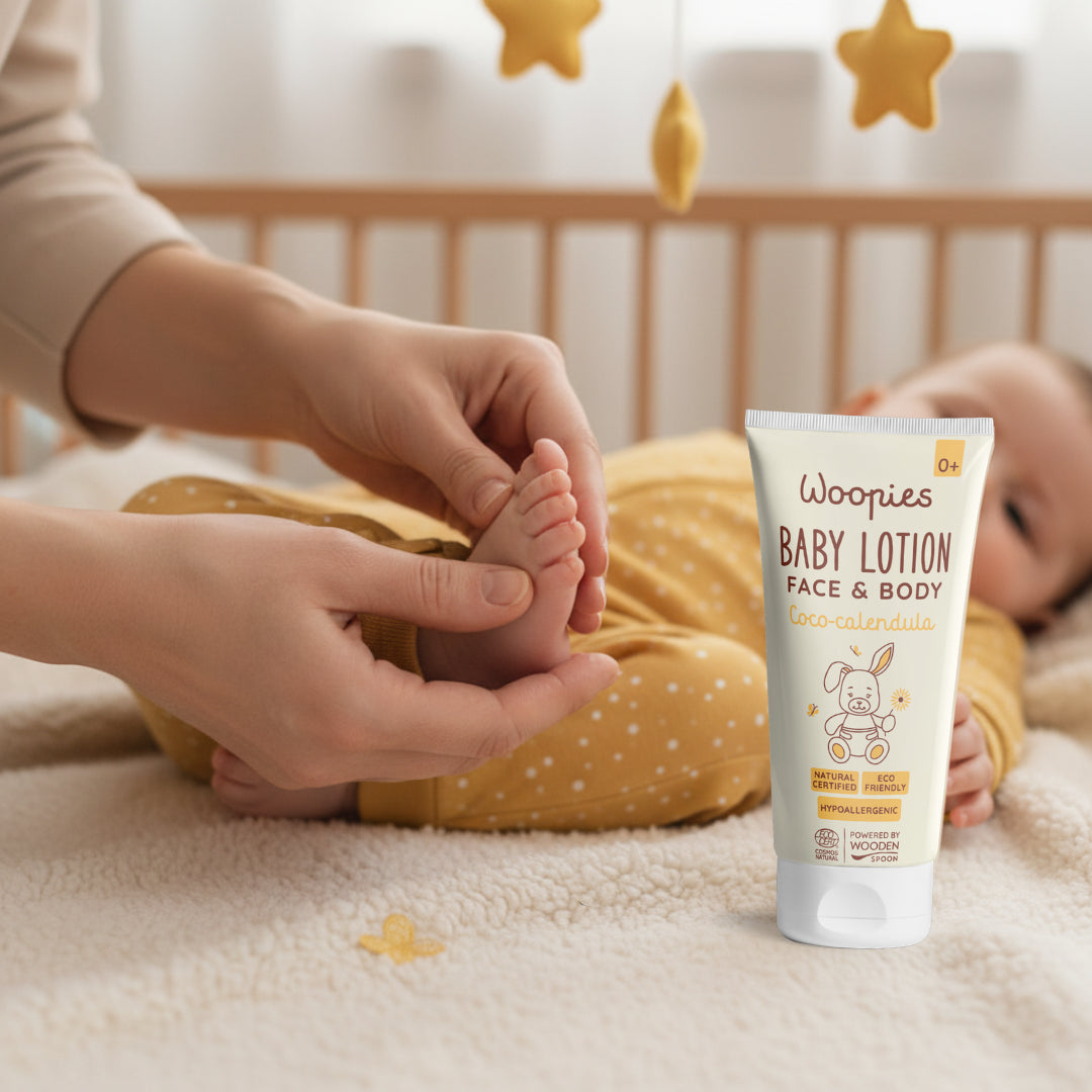 Wooden Spoon | Woopies Baby Lotion Face & Body Coco Calendula – 100 ml