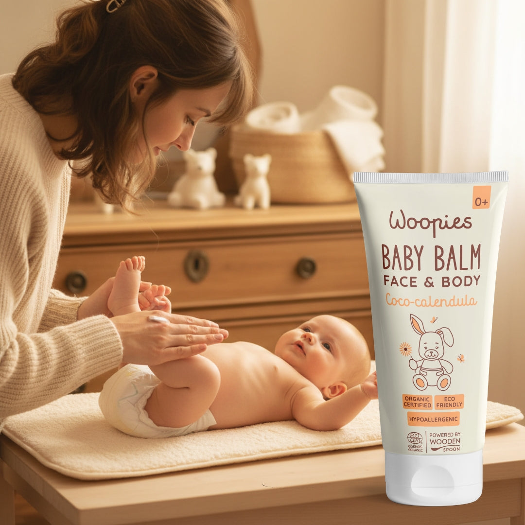 Wooden Spoon | Kropp-og Ansiktsbalsam, "Woopies Baby Balm Face & Body Coco Calendula" | 100 ml